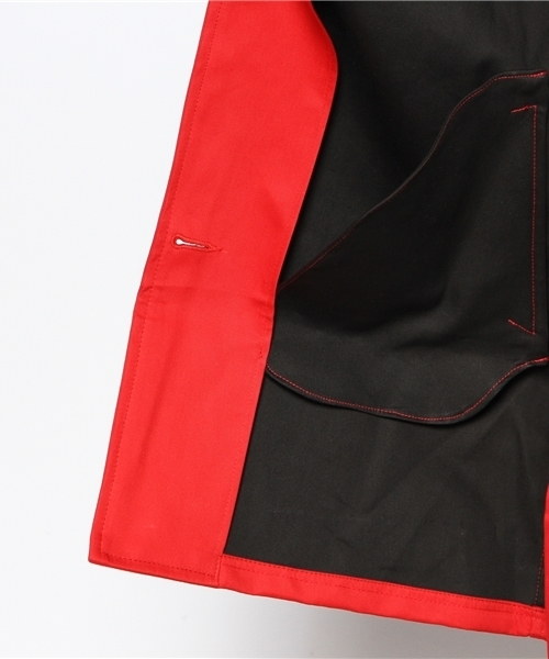 Ray BEAMS（レイビームス）の「BEAVER / ステンカラーコート（ステンカラーコート・レディース・ベージュ/レッド/ネイビー・34/36）」の15枚目の写真