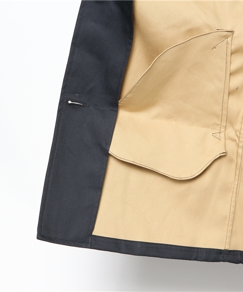 Ray BEAMS（レイビームス）の「BEAVER / ステンカラーコート（ステンカラーコート・レディース・ベージュ/レッド/ネイビー・34/36）」の8枚目の写真