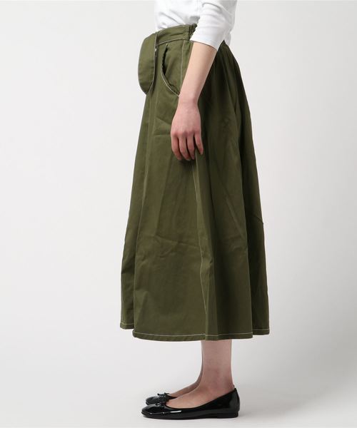 ehka sopo（エヘカソポ）の「デニムアソートスカート（スカート・レディース・ベージュ/ネイビー/カーキ/ブルー・ﾌﾘ-）」の6枚目の写真