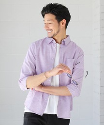 メンズのシャツ ブラウス パープル 紫色系 リネン 麻 ファッション通販 Zozotown メンズのシャツ ブラウス パープル 紫色系 リネン 麻 ファッション通販 Zozotown