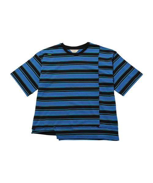 JIEDA(ジエダ)の「<JieDa> SWITCH BOR TEE/Tシャツ(Tシャツ/カットソー・メンズ・コバルトブルー・1/2)」の1枚目の写真