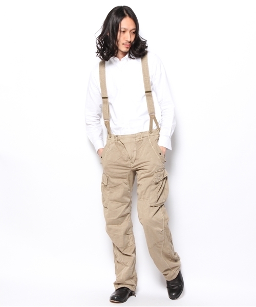 goa(ゴア)の「硫化トリミングサスペンダーカーゴ(カーゴパンツ・メンズ・モカ/ベージュ/カーキ・1/2)」の13枚目の写真
