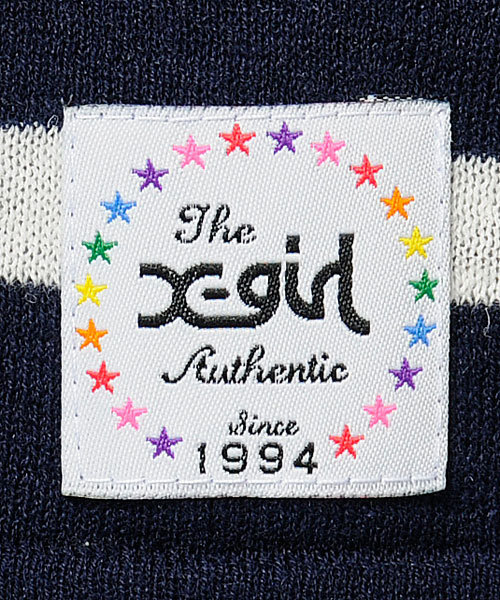 X-girl（エックスガール）の「TWISTED KNIT TANK（タンクトップ・レディース・ブラック/アッシュグレー/パープル/ネイビー・1/2）」の9枚目の写真