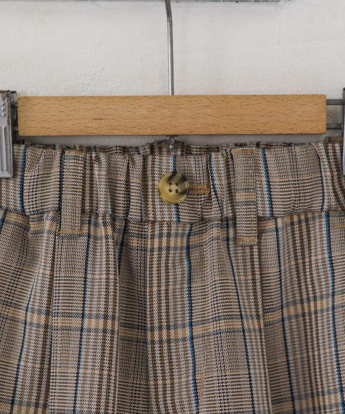 coen（コーエン）の「【coen キッズ / ジュニア】テーパードチェックアンクルパンツ（その他パンツ・キッズ・ネイビー/ベージュ・140/150/120/100/110/130）」の6枚目の写真