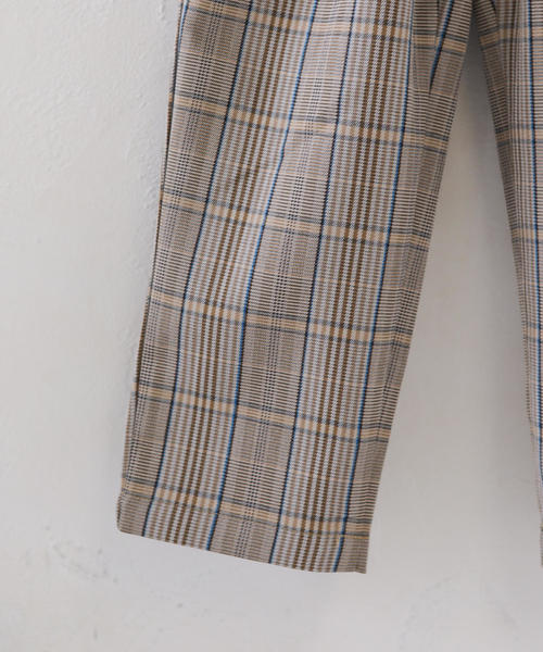 coen（コーエン）の「【coen キッズ / ジュニア】テーパードチェックアンクルパンツ（その他パンツ・キッズ・ネイビー/ベージュ・140/150/120/100/110/130）」の5枚目の写真