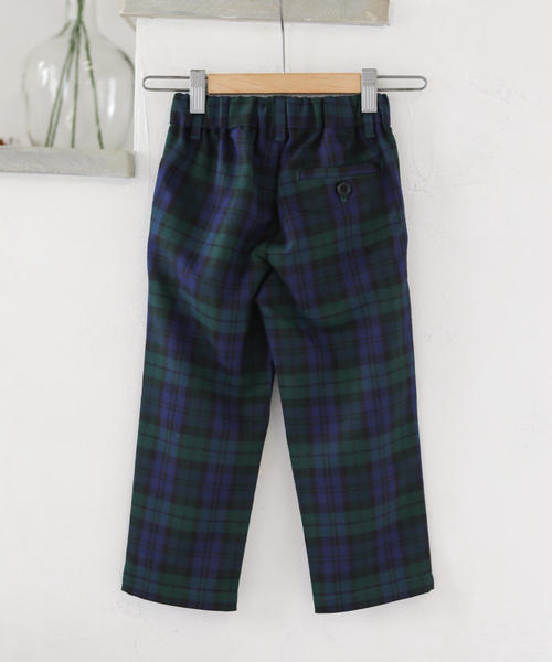 coen（コーエン）の「【coen キッズ / ジュニア】テーパードチェックアンクルパンツ（その他パンツ・キッズ・ネイビー/ベージュ・140/150/120/100/110/130）」の3枚目の写真