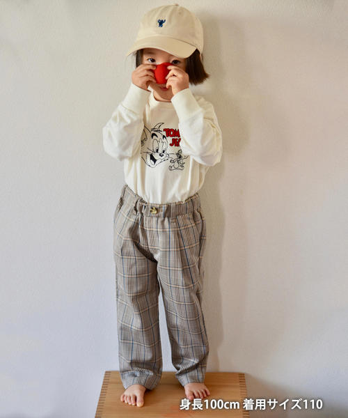 coen（コーエン）の「【coen キッズ / ジュニア】テーパードチェックアンクルパンツ（その他パンツ・キッズ・ネイビー/ベージュ・140/150/120/100/110/130）」の13枚目の写真