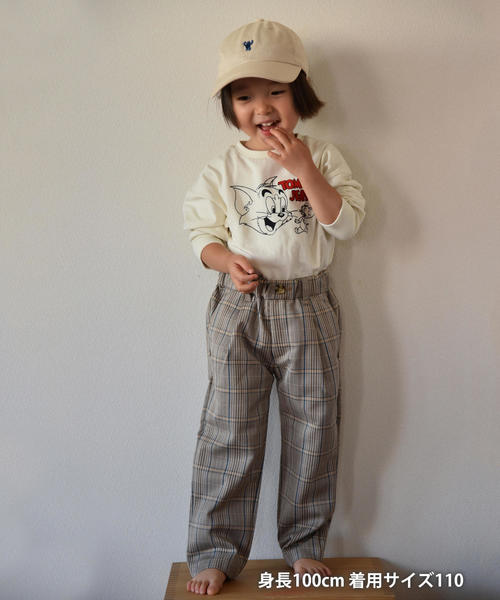 coen（コーエン）の「【coen キッズ / ジュニア】テーパードチェックアンクルパンツ（その他パンツ・キッズ・ネイビー/ベージュ・140/150/120/100/110/130）」の15枚目の写真