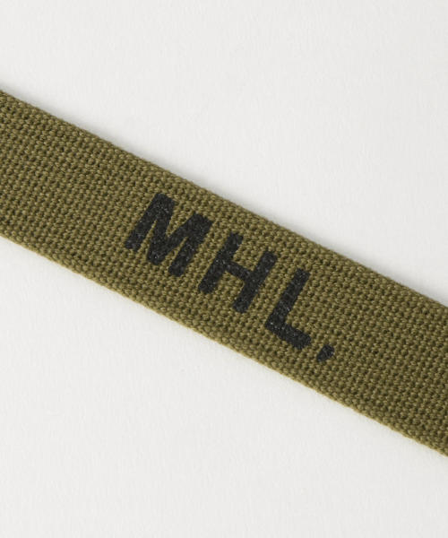 MHL.(エムエイチエル)の「<MHL.> MLTY BELT/ベルト(ベルト・メンズ・ブラック/オリーブ・FREE)」の3枚目の写真
