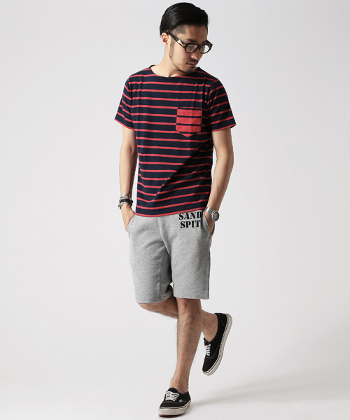 BEAMS（ビームス）の「○BEAMS / ボーダー ボートネック パッチポケット TEE（Tシャツ/カットソー・メンズ・ホワイト/ネイビー・SMALL/MEDIUM/LARGE/X-LARGE）」の11枚目の写真