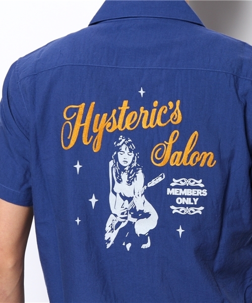 HYSTERIC GLAMOUR（ヒステリックグラマー）の「MEMBERS ONLY 半袖ボーリングSH（シャツ/ブラウス・メンズ・グリーン/ブルー/ブラック・SMALL/MEDIUM/LARGE）」の11枚目の写真