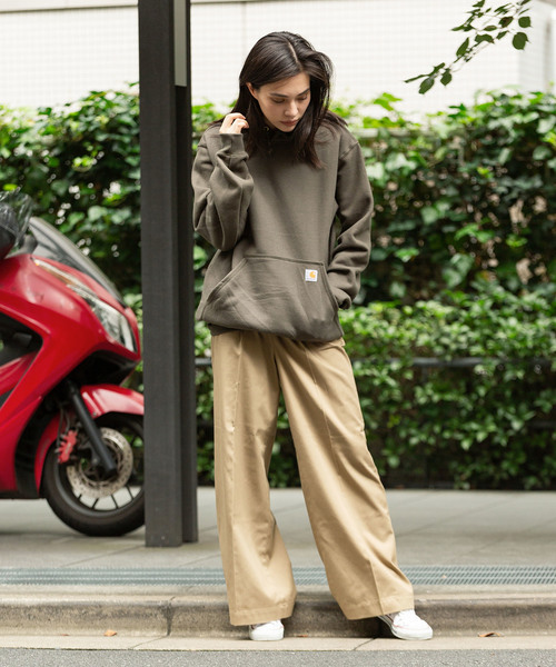Dickies（ディッキーズ）の「Dickies/ ディッキーズ Wide pants（その他パンツ・レディース・ブラック/ベージュ・M/L/S）」の6枚目の写真
