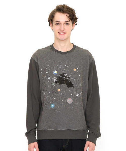 セール スパンコールスウェット レトロフューチャースペース スミクロ スウェット Design Tshirts Store Graniph デザイン ティーシャツ ストア グラニフ のファッション通販 Zozotown