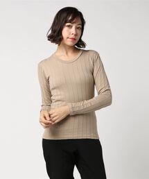 【YOUNG & OLSEN The DRYGOODS STORE】/BROAD RIB U-NECK LS