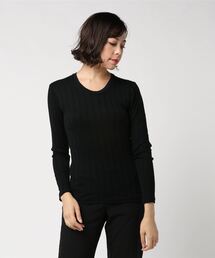 【YOUNG & OLSEN The DRYGOODS STORE】/BROAD RIB U-NECK LS