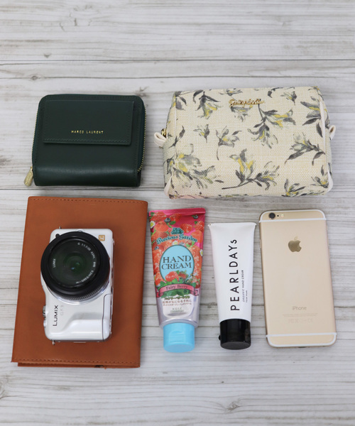 florist（フローリスト）の「巾着バケツバイカラーショルダーバッグ（ショルダーバッグ・レディース・ベージュ/グレー/ブルー/キャメル/ブラック・FREE）」の12枚目の写真