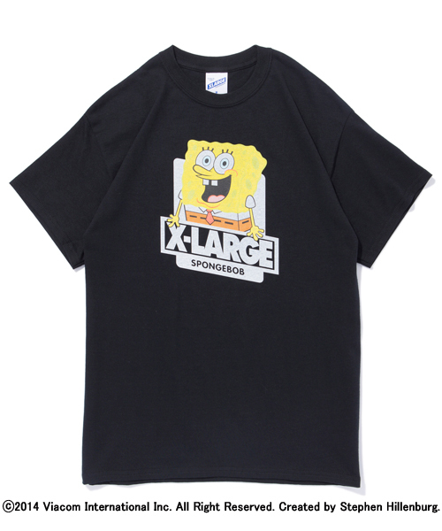 XLARGE(エクストララージ)の「S/S TEE SPONGEBOB OG / スポンジ・ボブ(Tシャツ/カットソー・メンズ・ホワイト/ブラック/イエロー・MEDIUM/X-LARGE/LARGE/SMALL)」の3枚目の写真