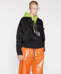 ZIP-SLEEVE SHORT BLOUZON