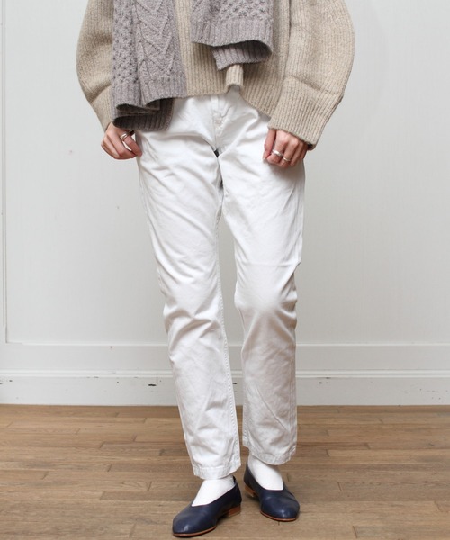 D.M.G.（ドミンゴ）の「D.M.G. / ディーエムジー　クラシックトラウザー 13-787（その他パンツ・レディース・カーキ/ホワイト/ベージュ・S/XS/M）」の6枚目の写真