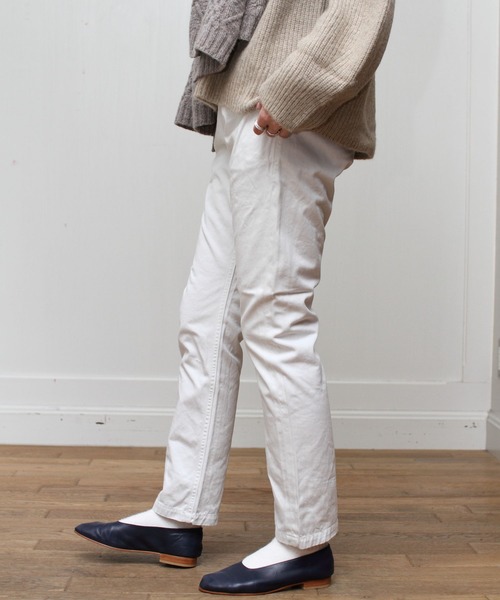 D.M.G.（ドミンゴ）の「D.M.G. / ディーエムジー　クラシックトラウザー 13-787（その他パンツ・レディース・カーキ/ホワイト/ベージュ・S/XS/M）」の14枚目の写真