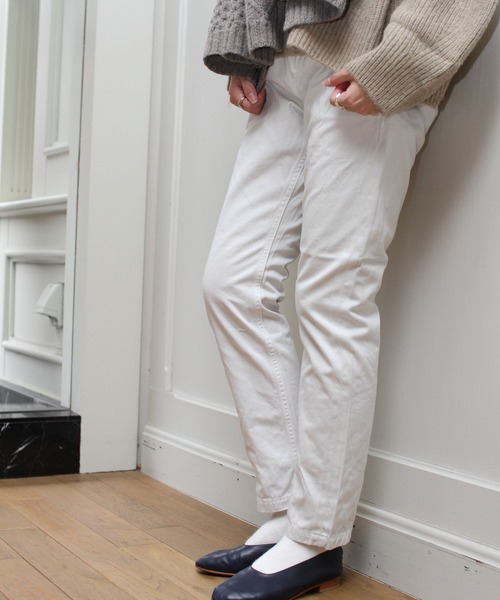 D.M.G.（ドミンゴ）の「D.M.G. / ディーエムジー　クラシックトラウザー 13-787（その他パンツ・レディース・カーキ/ホワイト/ベージュ・S/XS/M）」の15枚目の写真