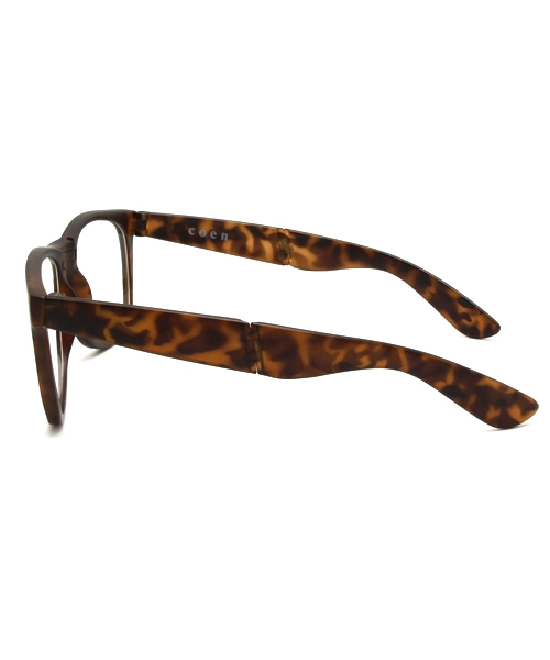 coen（コーエン）の「ポケッタブルウェリントンメガネ(折りたたみ式)（メガネ・メンズ・ブラック/ブラウン・フリー）」の4枚目の写真