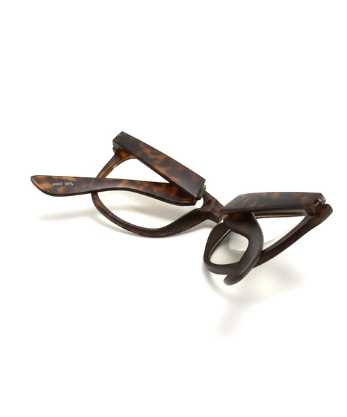 coen（コーエン）の「ポケッタブルウェリントンメガネ(折りたたみ式)（メガネ・メンズ・ブラック/ブラウン・フリー）」の10枚目の写真