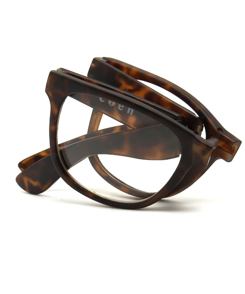 coen（コーエン）の「ポケッタブルウェリントンメガネ(折りたたみ式)（メガネ・メンズ・ブラック/ブラウン・フリー）」の11枚目の写真