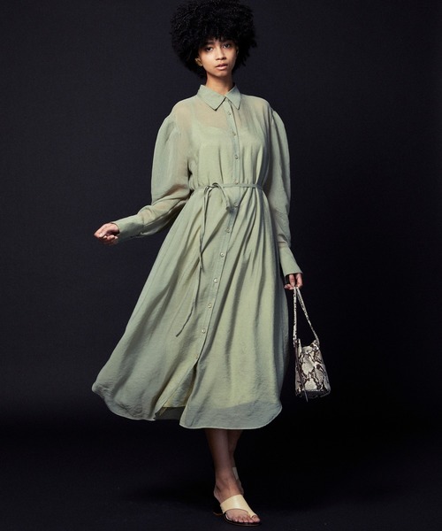 MAISON SPECIAL（メゾンスペシャル）の「シアーパフスリーブワンピース