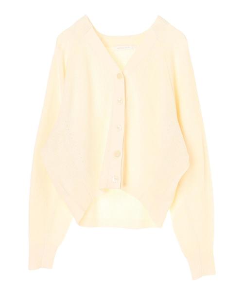 AMERICAN HOLIC（アメリカンホリック）の「Ｖネックドルマンニットカーディガン　＊（カーディガン/ボレロ・レディース・アイボリー/ライトグレー/ベージュ/サックスブルー/ネイビー・MEDIUM/LARGE）」の13枚目の写真