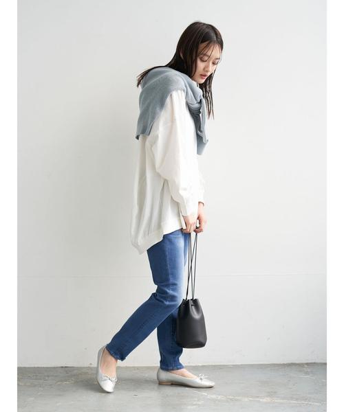 AMERICAN HOLIC（アメリカンホリック）の「Ｖネックドルマンニットカーディガン　＊（カーディガン/ボレロ・レディース・アイボリー/ライトグレー/ベージュ/サックスブルー/ネイビー・MEDIUM/LARGE）」の20枚目の写真