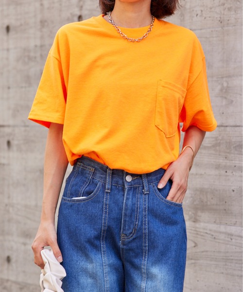 GILDAN(ギルダン)の「【GILDAN】6.0 oz USA ウルトラコットン ビッグシルエットポケT 半袖無地胸ポケットTシャツ GL2300 MURS(Tシャツ/カットソー・メンズ・ホワイト/ブラック/グレー/ネイビー/ベージュ/バーガンディー/ダークグリーン/ライトブルー/ダークオレンジ/レッド/ライトグリーン/アッシュ・S/M/L/XL)」の15枚目の写真