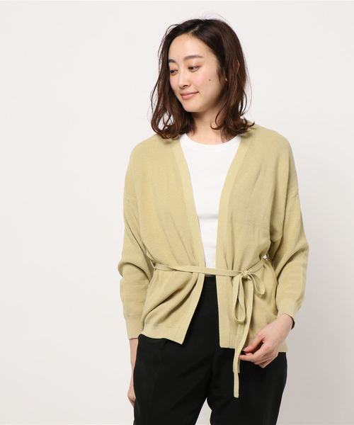 開店記念セール 着流しカーディガン ニット セーター Mystrada