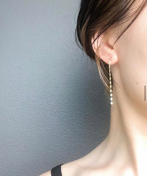 Iss デザイン チェーンイヤリング イヤリング Iss イズ のファッション通販 Zozotown