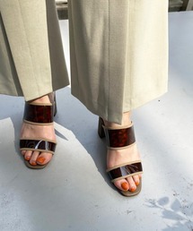 STUDIOUS | 【STUDIOUS】スクエアトゥクリアサンダル(サンダル)