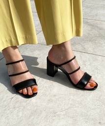 STUDIOUS | 【STUDIOUS】スクエアトゥクリアサンダル(サンダル)