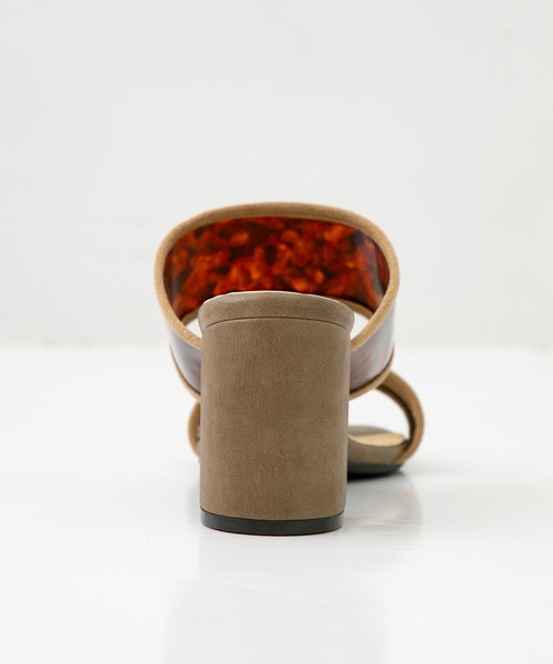 STUDIOUS（ステュディオス）の「【STUDIOUS】スクエアトゥクリアサンダル（サンダル・レディース・ブラック/マルチ/ベージュ/ブラウン・1/2）」の14枚目の写真