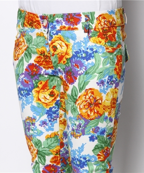 WEGO（ウィゴー）の「WEGO/花柄スキニーパンツ（その他パンツ・レディース・イエロー・FREE）」の4枚目の写真