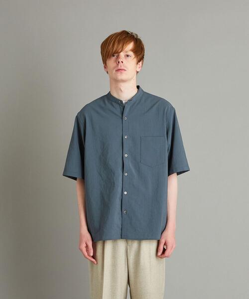 トップス < Steven Alan > C/SI CHECK BAND COLLAR Steven Alan > C/SI CHECK BAND COLLAR