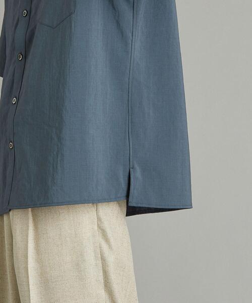 Steven Alan(スティーブンアラン)の「<Steven Alan> LNN/TCH BAND COLLAR SHIRT-BOLD/シャツ(シャツ/ブラウス・メンズ・ベージュ/グレー・S/XL/M/L)」の7枚目の写真