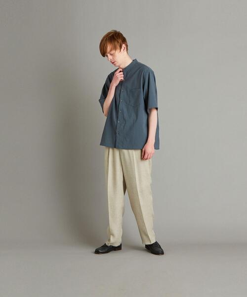 トップス < Steven Alan > C/SI CHECK BAND COLLAR Steven Alan > C/SI CHECK BAND COLLAR
