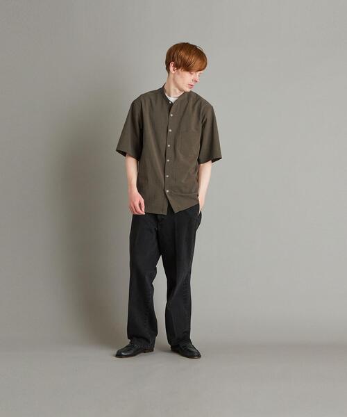 トップス < Steven Alan > C/SI CHECK BAND COLLAR Steven Alan（スティーブンアラン）の「＜Steven Alan＞ C/SI