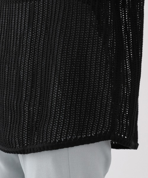 LOWRYS FARM（ローリーズファーム）の「スカシアミプルオーバー　887605（Tシャツ/カットソー・レディース・ブラック/ベージュ/アイボリー/パープル・FREE）」の11枚目の写真