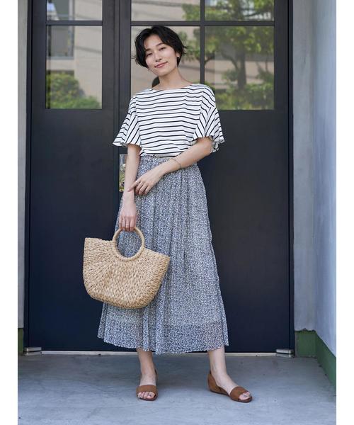 セール】シフォンヨウリュウプリーツスカート＊（スカート