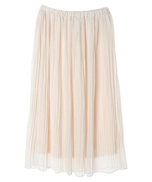 AMERICAN HOLIC（アメリカンホリック）の「シフォンヨウリュウプリーツスカート＊（スカート・レディース・ネイビー/イエロー/ミント/その他5/ブルー系その他/ドット/その他14/ライトベージュ・FREE）」の16枚目の写真