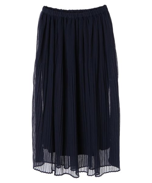 AMERICAN HOLIC（アメリカンホリック）の「シフォンヨウリュウプリーツスカート＊（スカート・レディース・ネイビー/イエロー/ミント/その他5/ブルー系その他/ドット/その他14/ライトベージュ・FREE）」の13枚目の写真