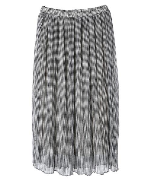 AMERICAN HOLIC（アメリカンホリック）の「シフォンヨウリュウプリーツスカート＊（スカート・レディース・ネイビー/イエロー/ミント/その他5/ブルー系その他/ドット/その他14/ライトベージュ・FREE）」の12枚目の写真