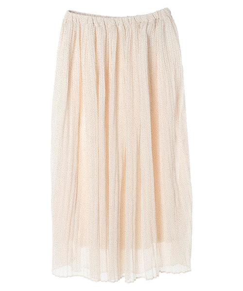 AMERICAN HOLIC（アメリカンホリック）の「シフォンヨウリュウプリーツスカート＊（スカート・レディース・ネイビー/イエロー/ミント/その他5/ブルー系その他/ドット/その他14/ライトベージュ・FREE）」の11枚目の写真