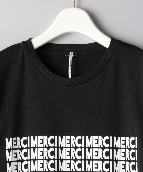 tシャツ 「別注」「m’s braque」 MERCI Tシャツ レディース 別注】＜m's braque＞ MERCI Tシャツ