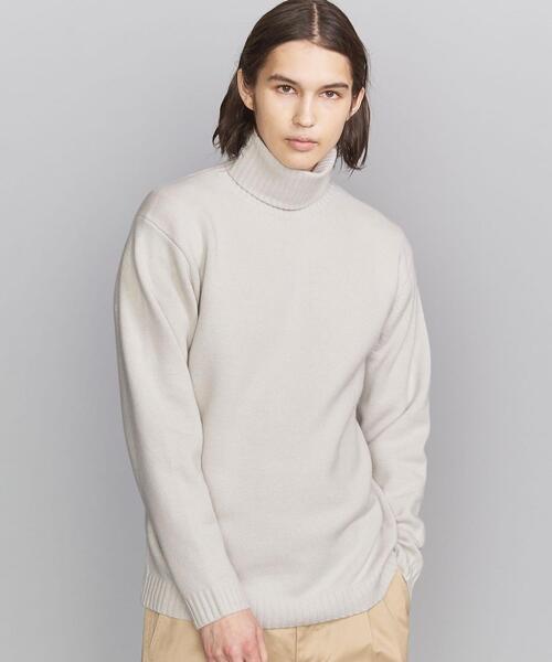 BEAUTY&YOUTH UNITED ARROWS(ビューティーアンドユースユナイテッドアローズ)の「BY ミドルゲージ オフタートルネック ニット(ニット/セーター・メンズ・ナチュラル/グレー/ブラック・X-LARGE/LARGE/MEDIUM/SMALL)」の3枚目の写真